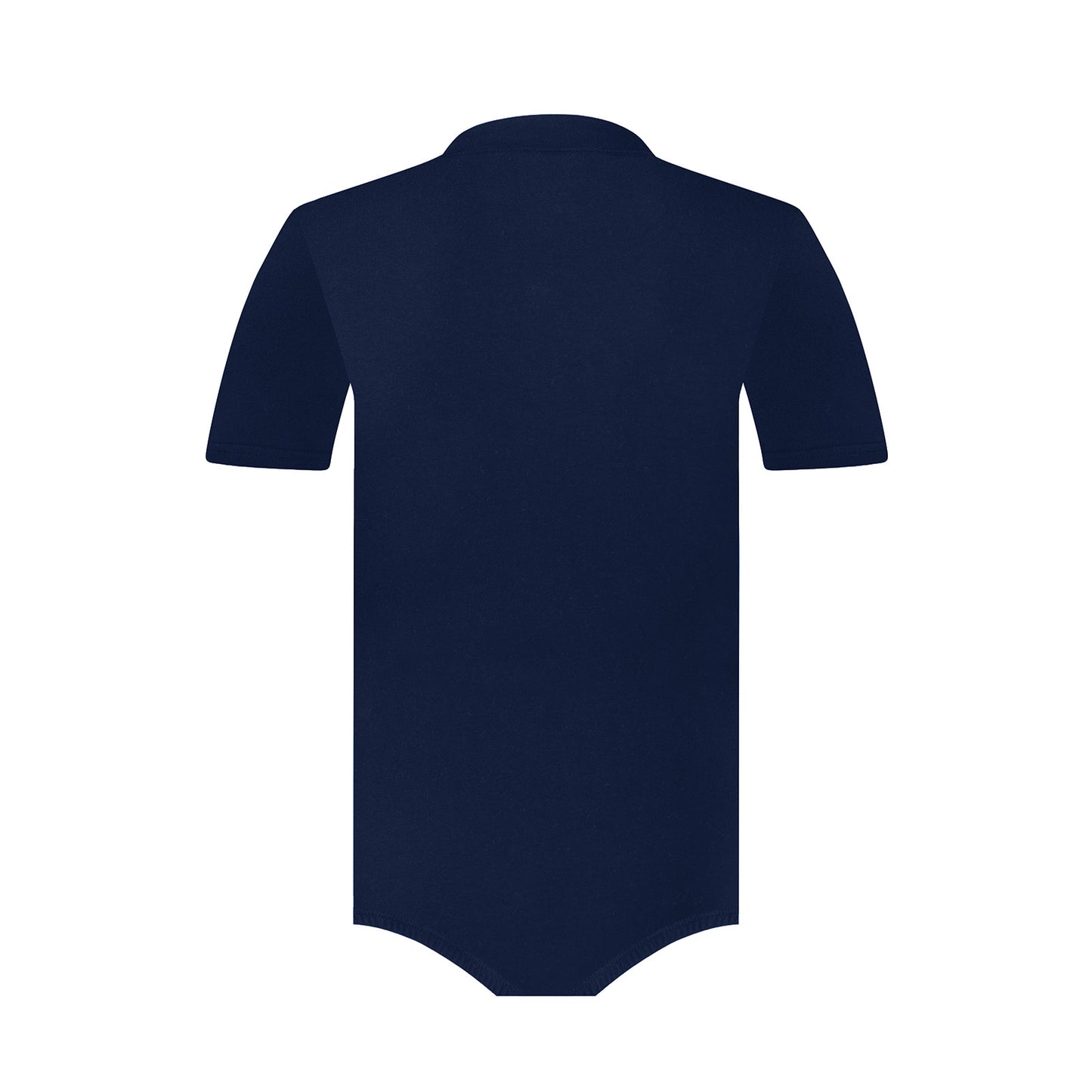 Landofgenie Mens Jumpsuit Polo Shirt Casual Style - Navy