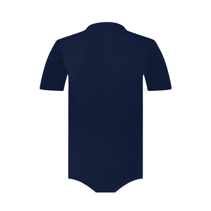 Landofgenie Mens Jumpsuit Polo Shirt Casual Style - Navy