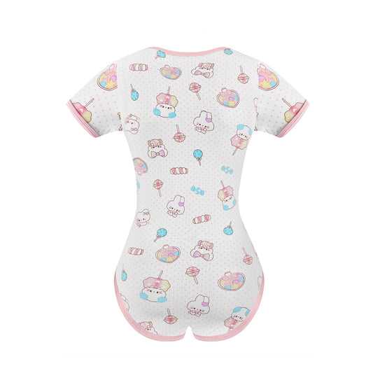 Landofgenie ABDL Onesie Womens - Soft & Cute Animals