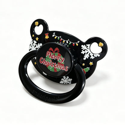 Landofgenie Adult Sized Print Pacifier - Christmas