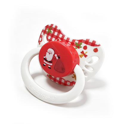 Landofgenie Adult Sized Pacifier - Christmas Red