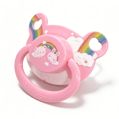 Landofgenie Adult Sized Print Pacifier - Rabbit Bear