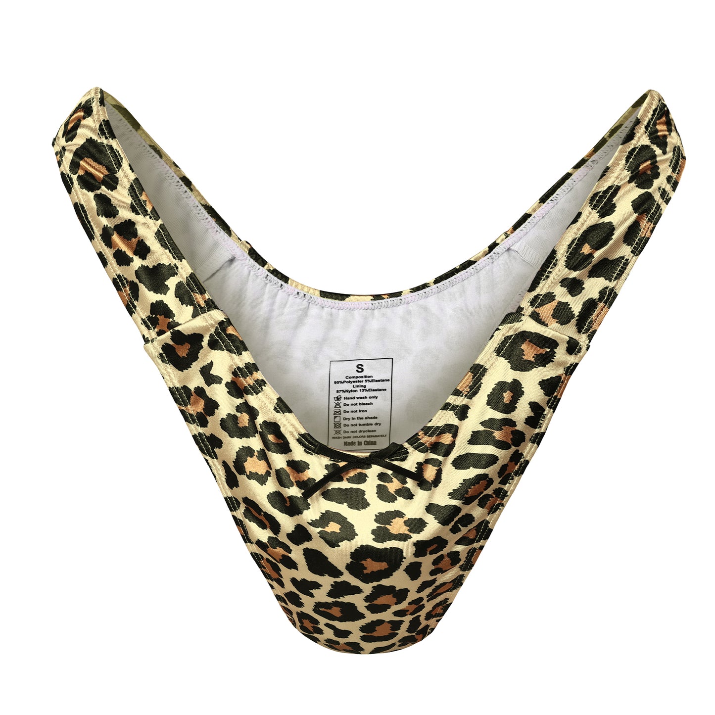 Landofgenie No gender hiding Thong Tucking Gaff Panties - Leopard print