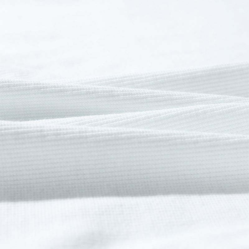 Landofgenie Mens Cotton Soft Ribbed Onesie - White