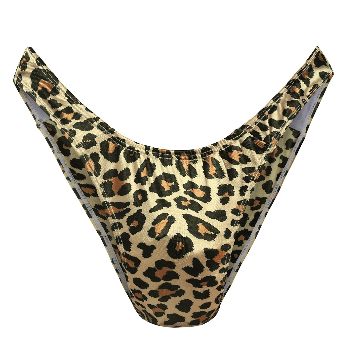 Landofgenie No gender hiding Thong Tucking Gaff Panties - Leopard print