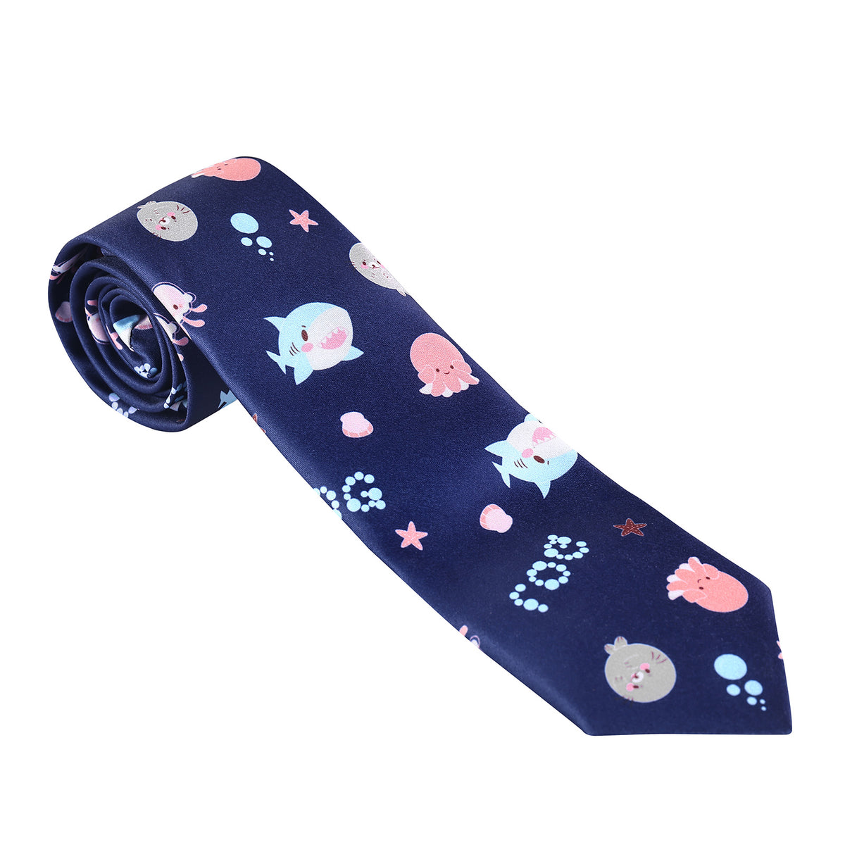 Landofgenie Printed Tie - Ocean animals