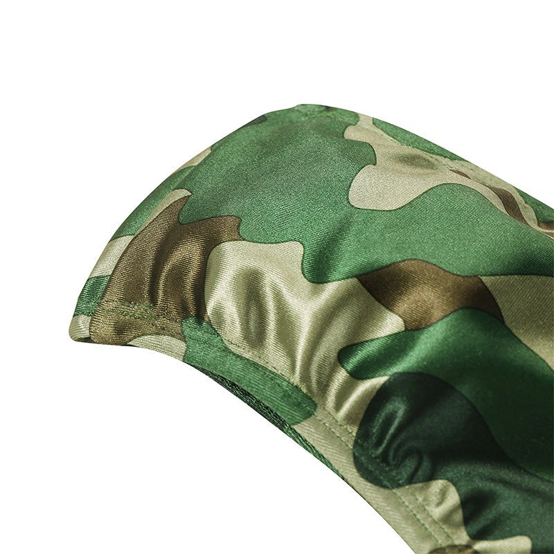 Landofgenie No gender hiding Thong Tucking Gaff Panties - Camouflage Green