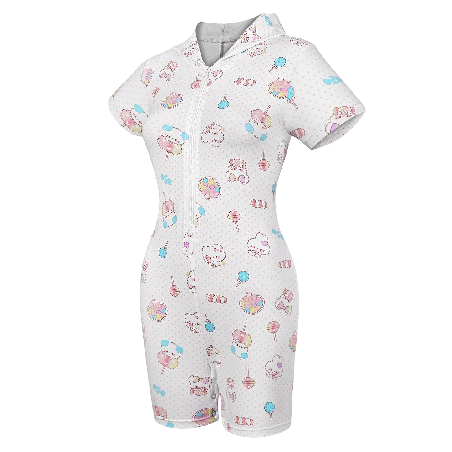 Landofgenie Women ABDL Print Onesie - Soft & Cute Animals