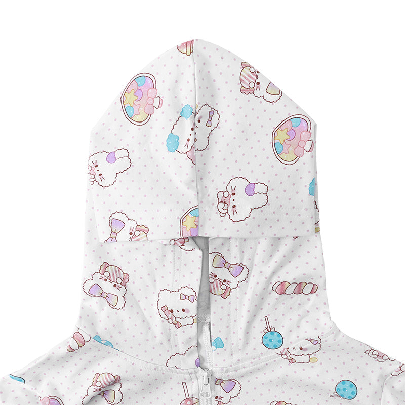 Landofgenie Women ABDL Print Onesie - Soft & Cute Animals