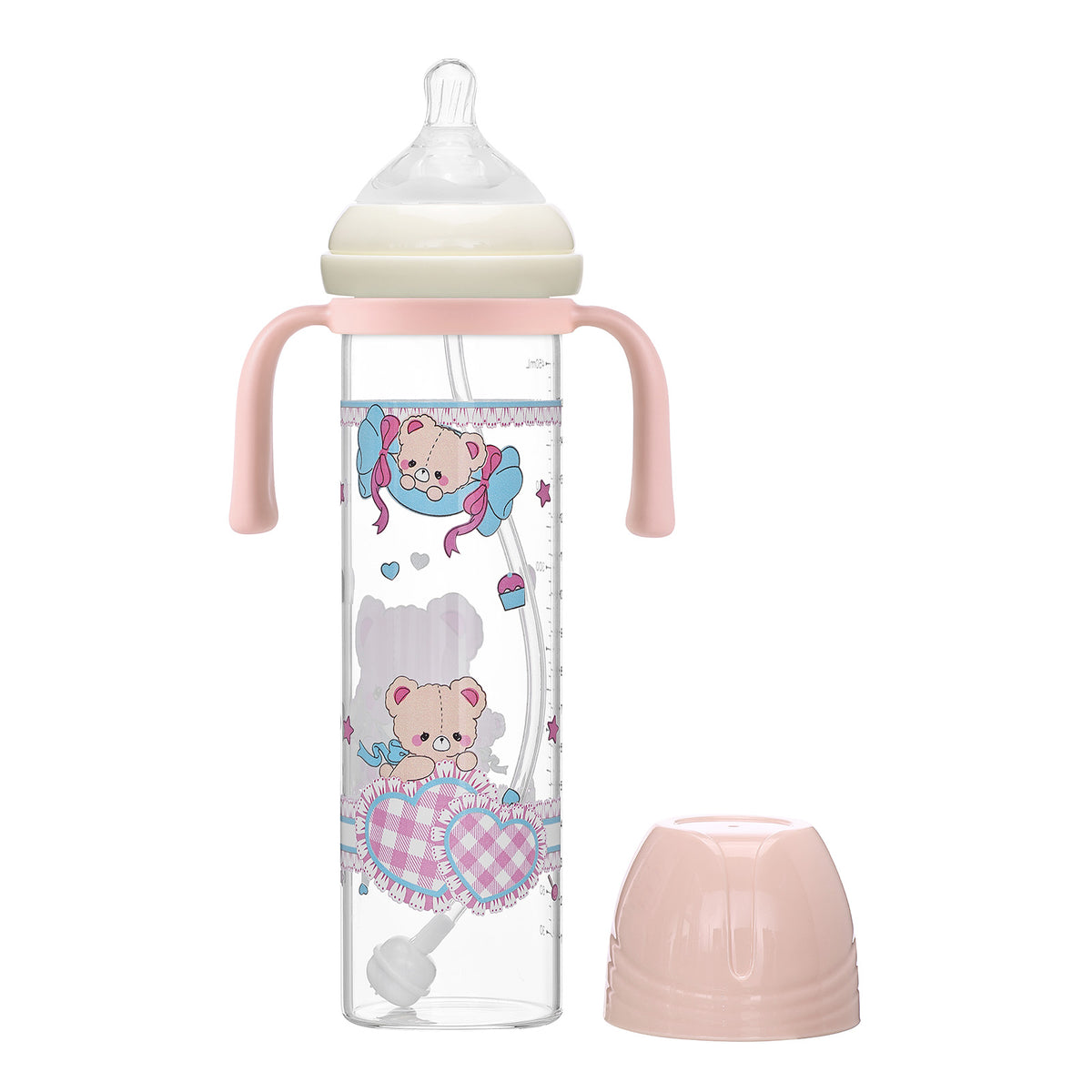 Landofgenie Cute Adult Glass Bottle - Bear