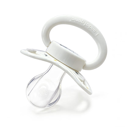 Landofgenie Adult Sized Print Pacifier - Halloween White