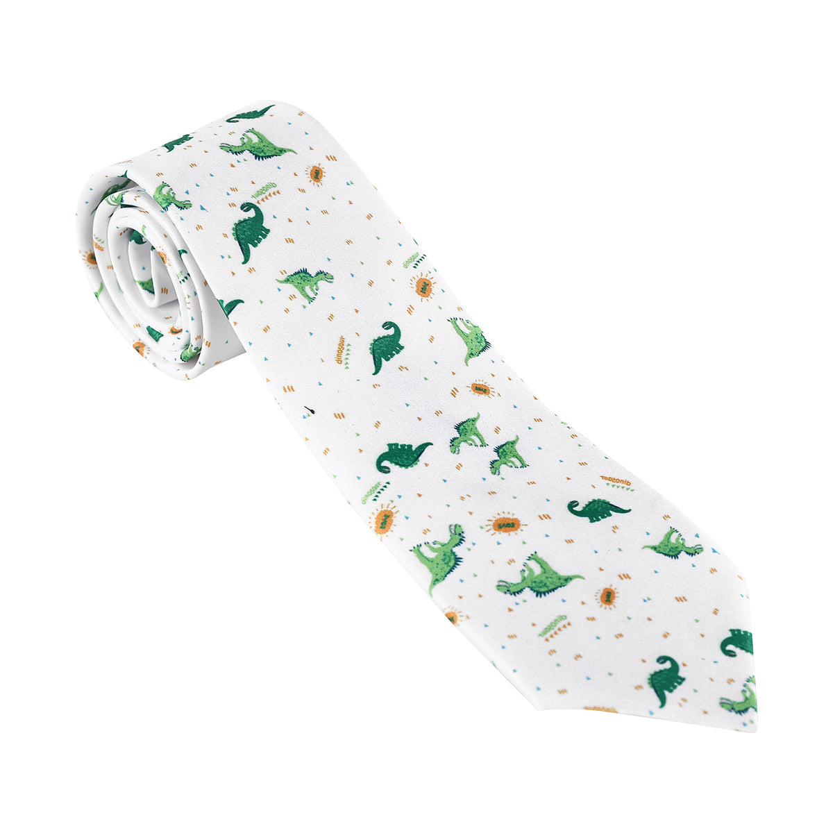 Landofgenie Printed Tie - Ancient dinosaurs