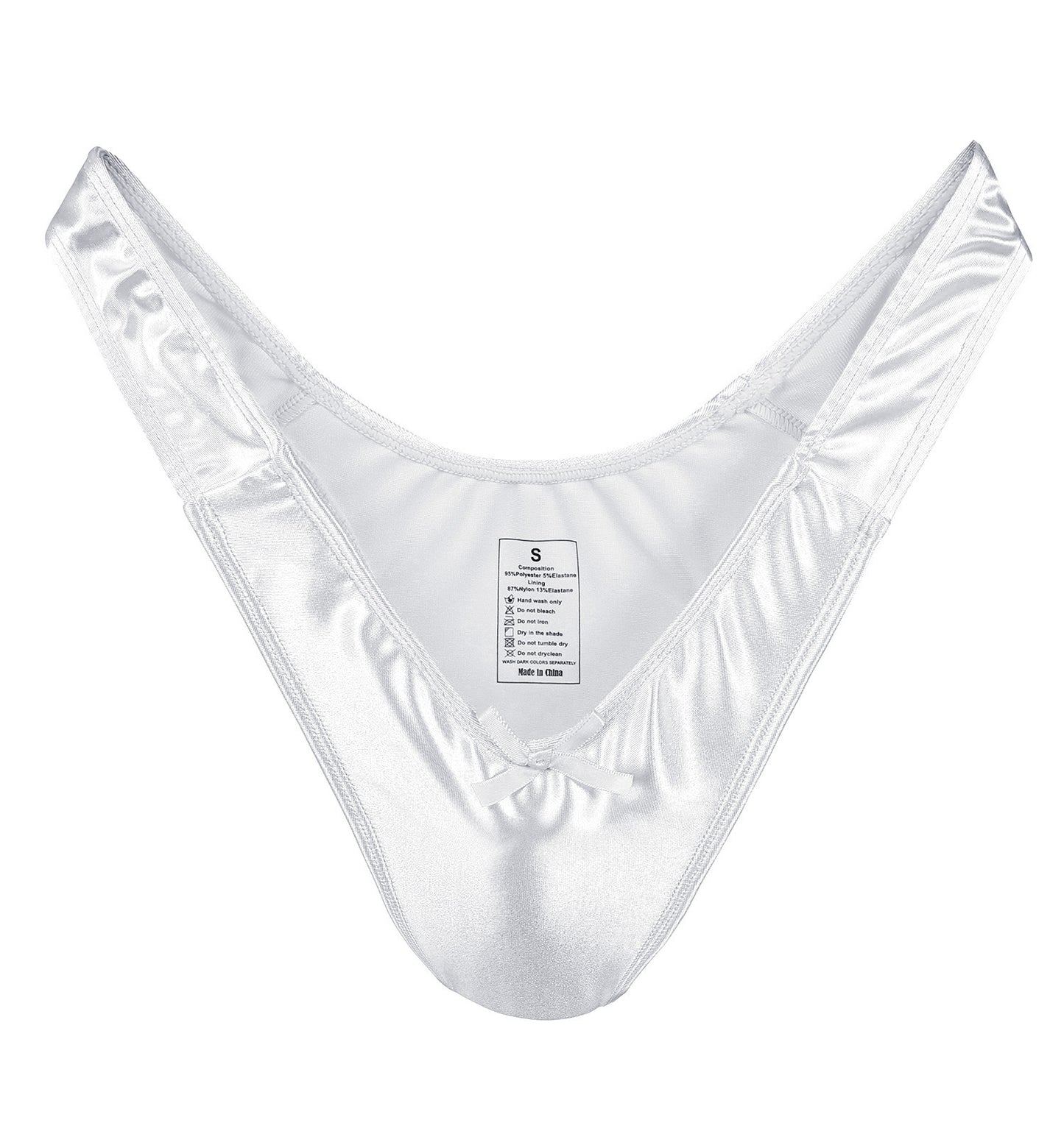 Landofgenie No gender hiding Thong Tucking Gaff Panties - White