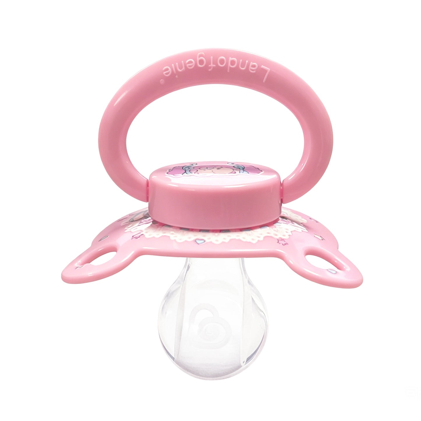 Landofgenie Adult Sized Print Pacifier - Lace Bear