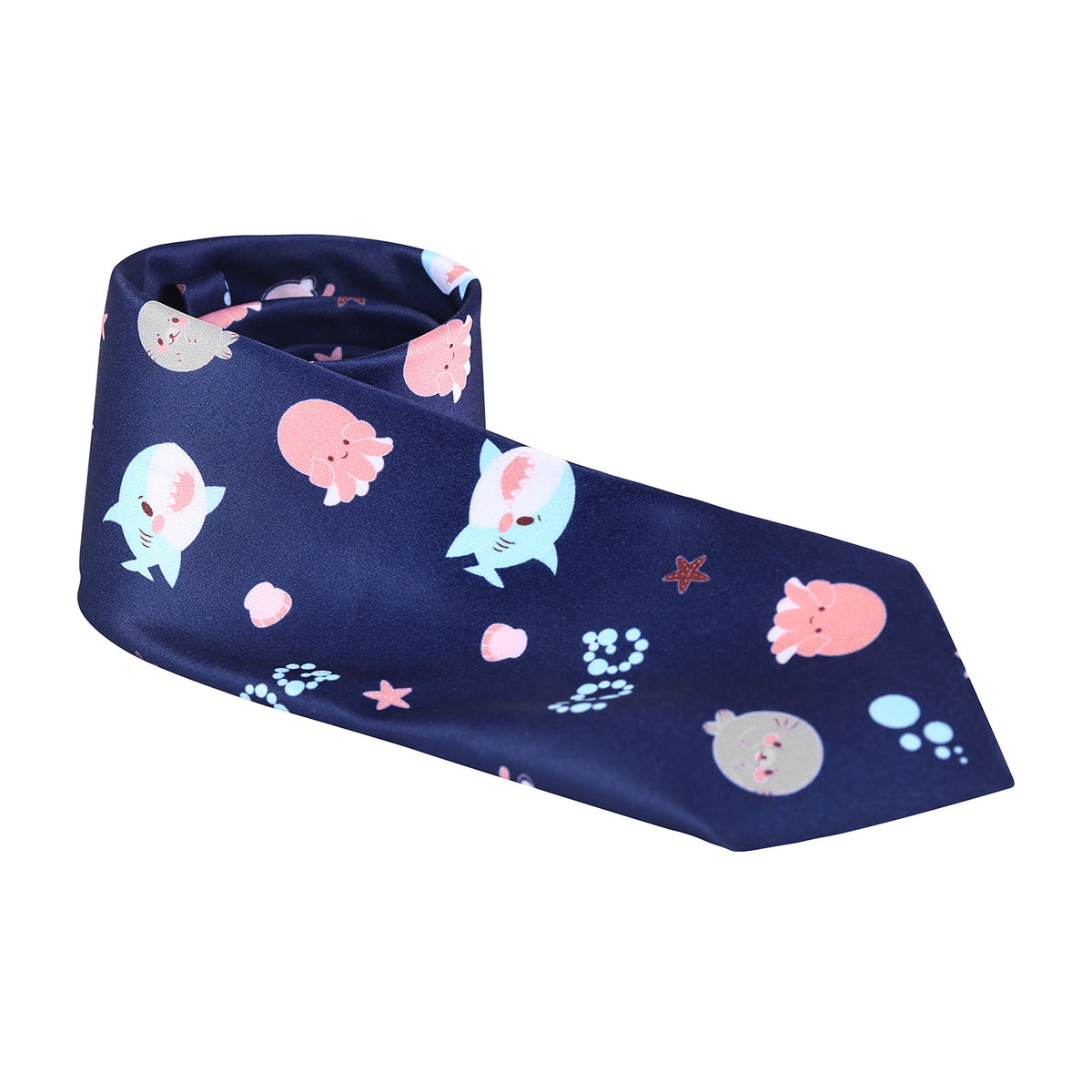 Landofgenie Printed Tie - Ocean animals