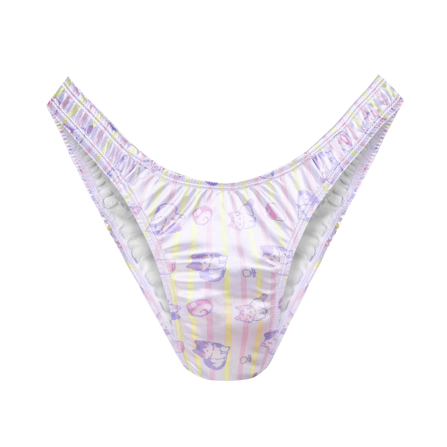 Landofgenie No gender hiding Thong Tucking Gaff Panties - Pixel Cat