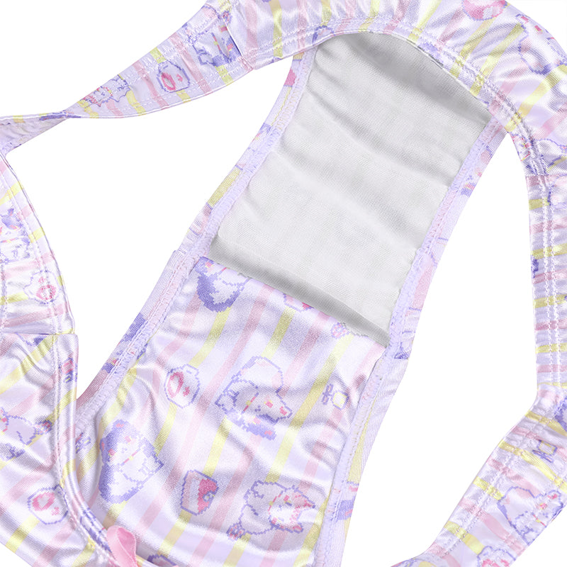 Landofgenie No gender hiding Thong Tucking Gaff Panties - Pixel Cat