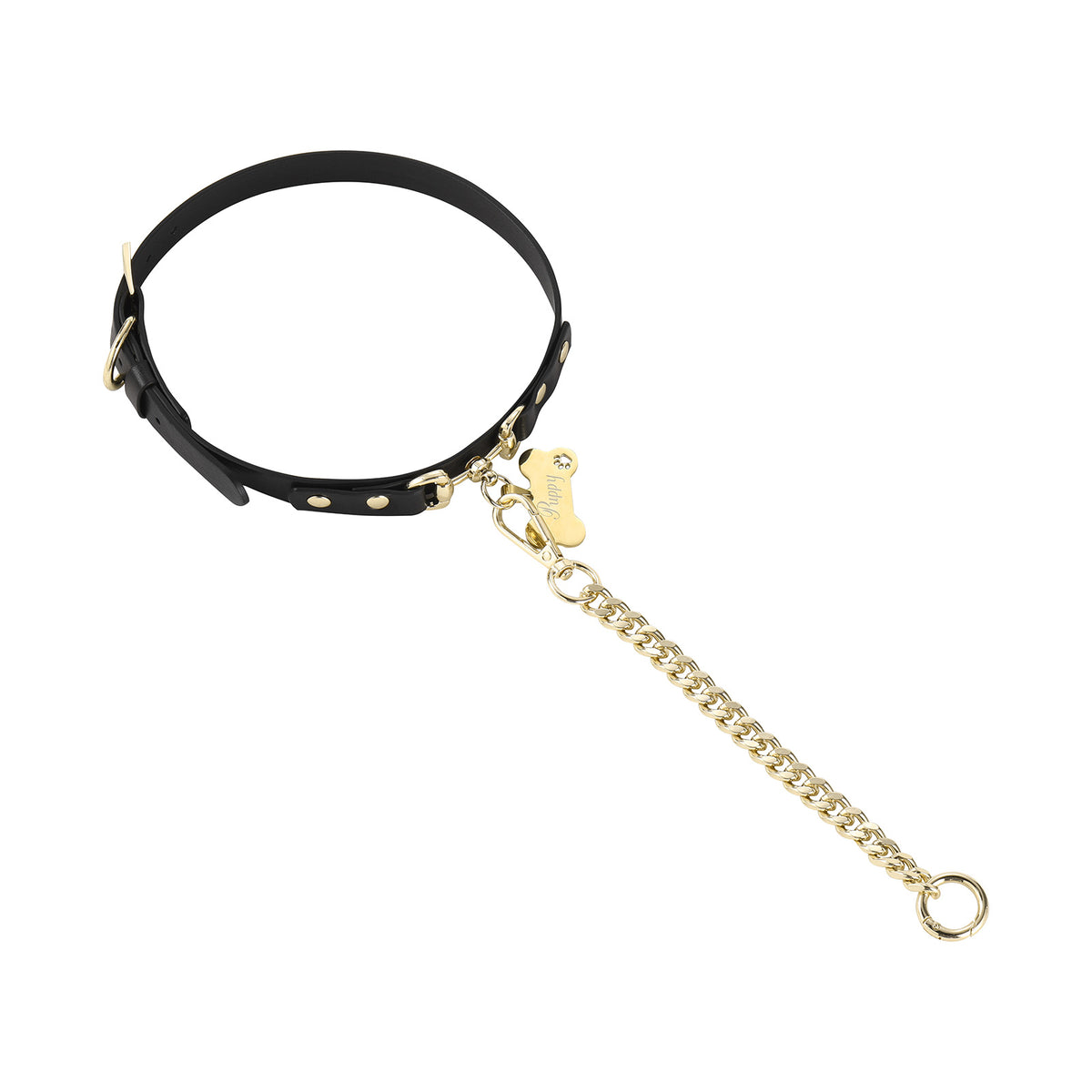 Landofgenie Adjustable PU Leather Decorative Collar