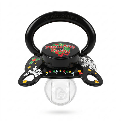 Landofgenie Adult Sized Print Pacifier - Christmas