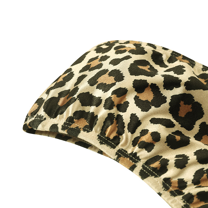 Landofgenie No gender hiding Thong Tucking Gaff Panties - Leopard print