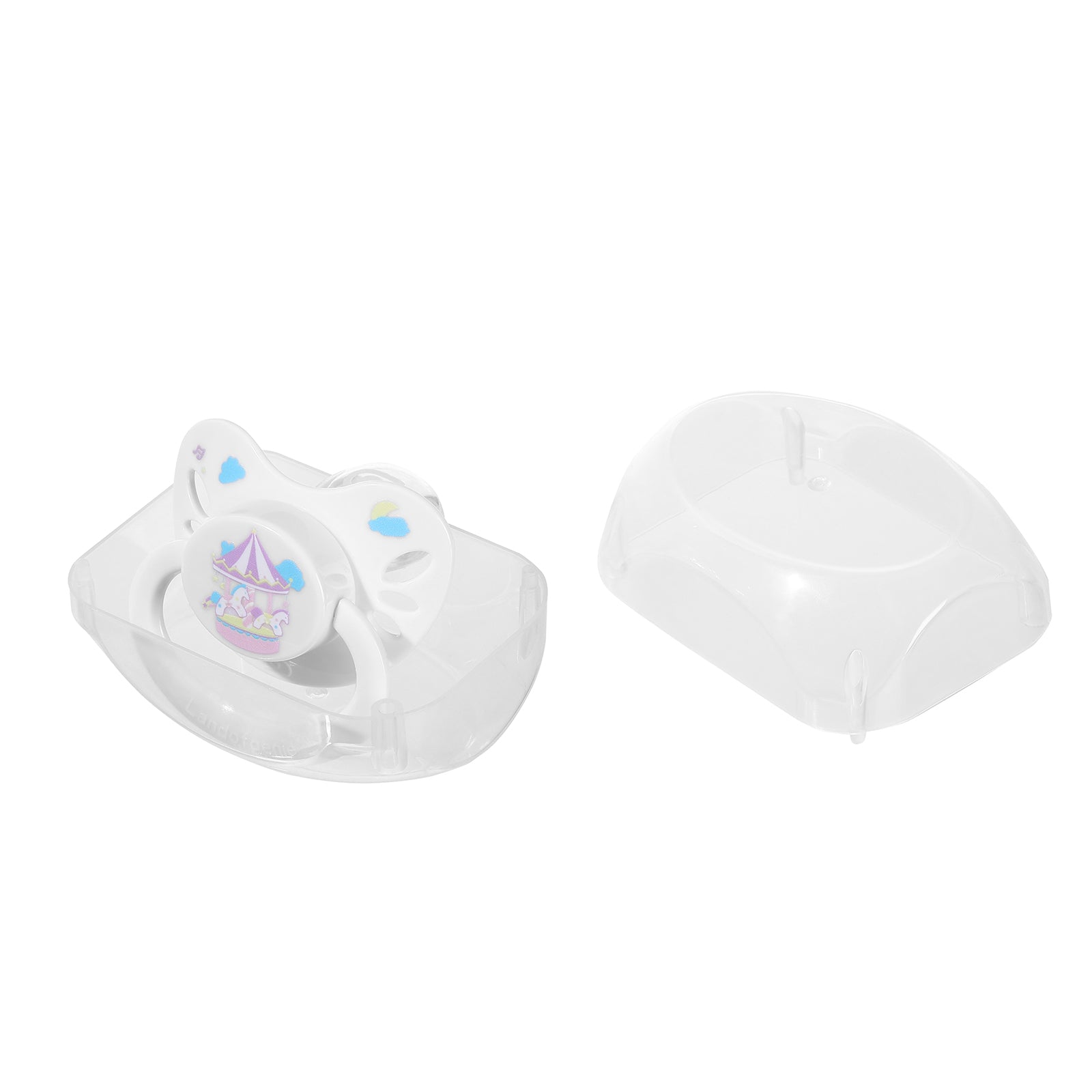 Landofgenie Adult Sized Print Pacifier - White & Black Butterfly Paci