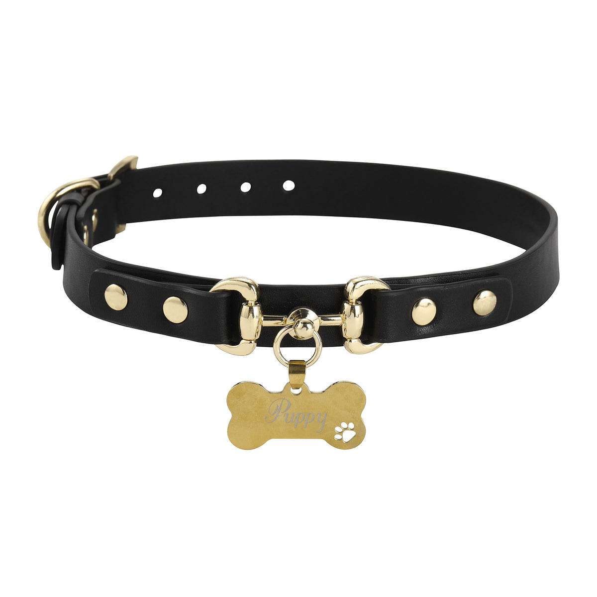 Landofgenie Adjustable PU Leather Decorative Collar