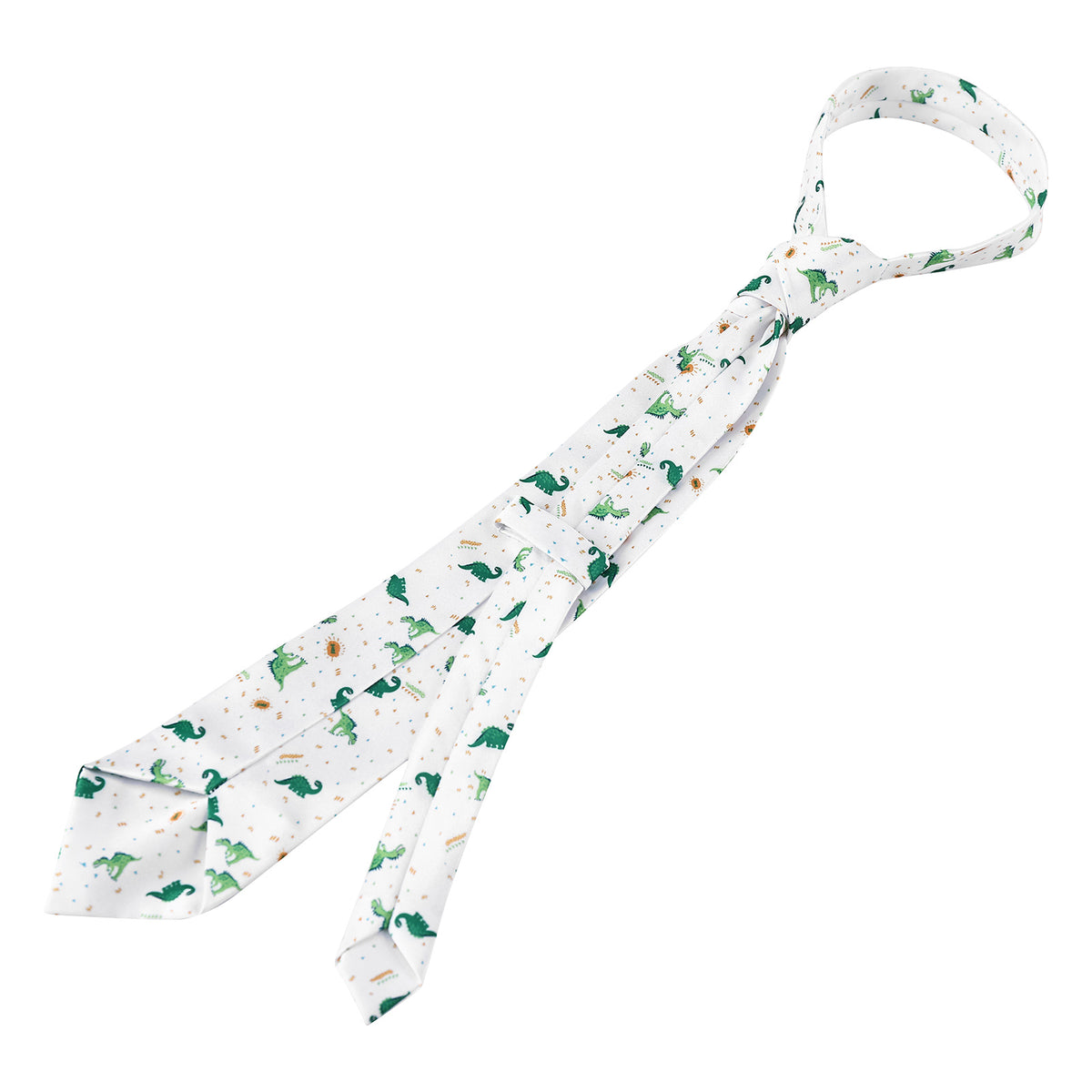 Landofgenie Printed Tie - Ancient dinosaurs
