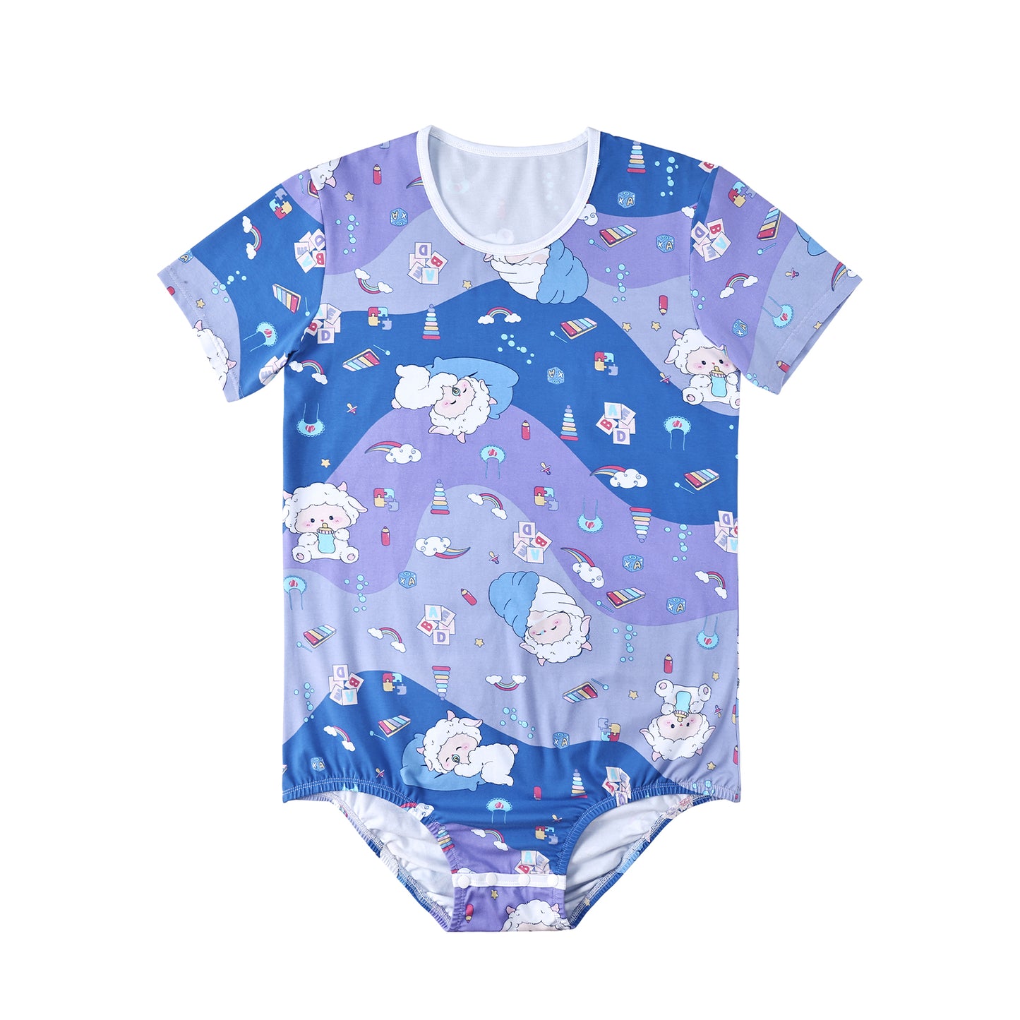 Landofgenie Men Print Onesie - Lamb