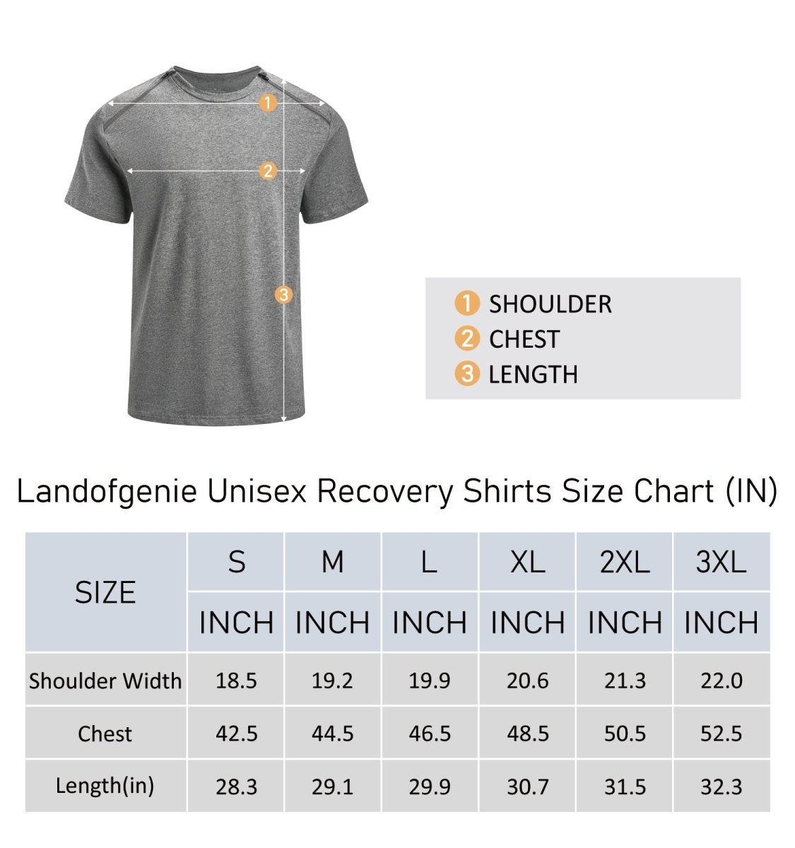 Landofgeni Unisex Port Shirts Post Shoulder Surgery Recovery Shirts - Gray - landofgenie