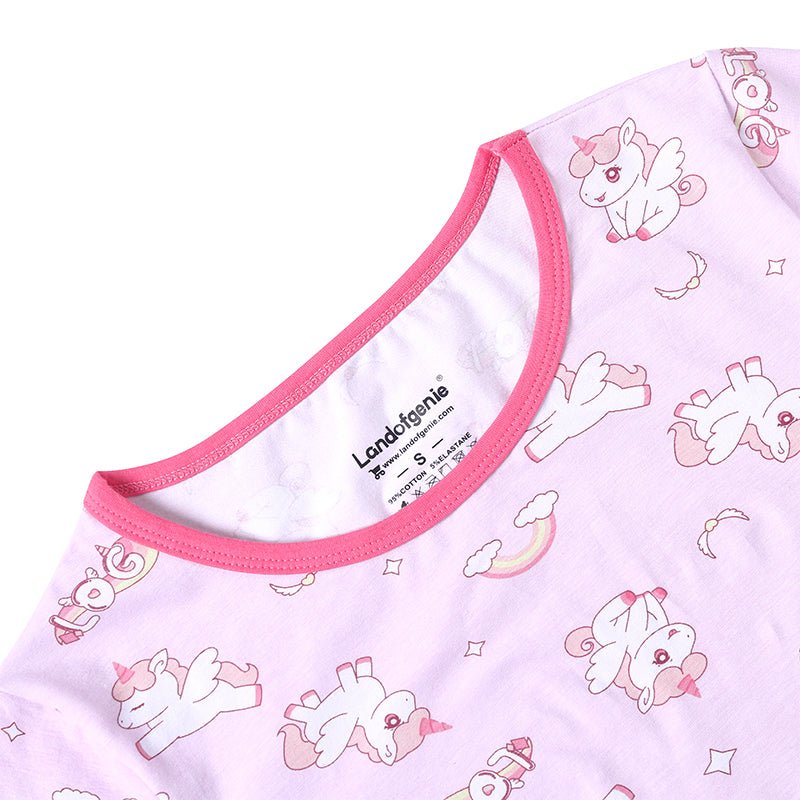 Landofgenie ABDL Onesie Womens Cotton Bodysuit - Unicorn - landofgenie