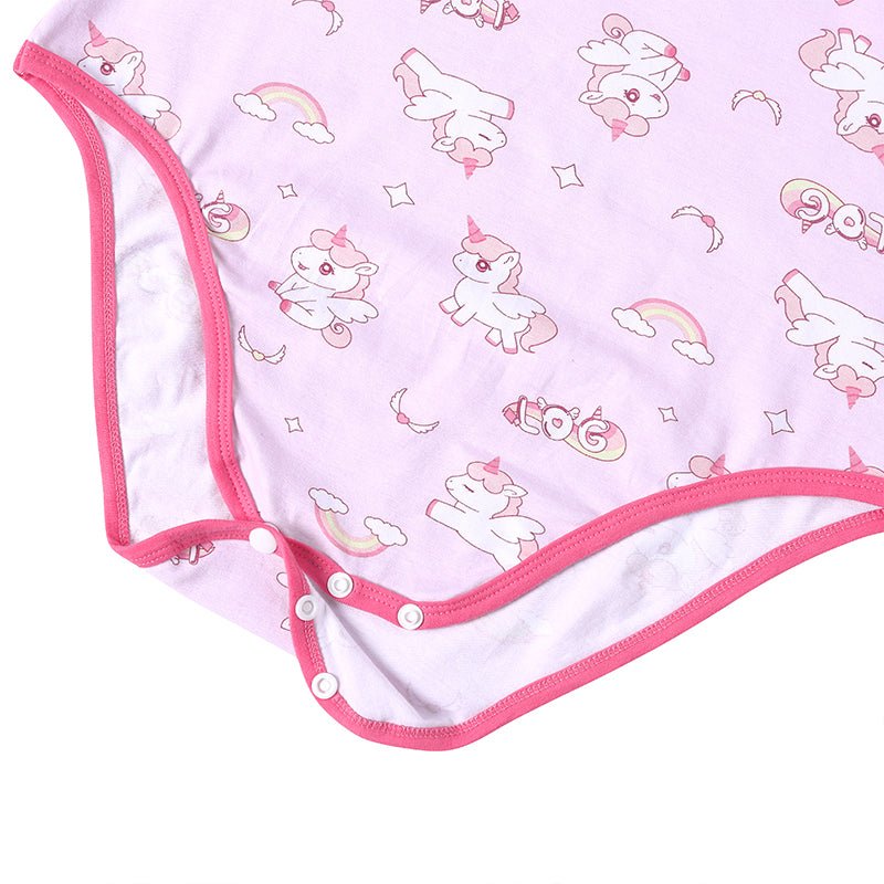 Landofgenie ABDL Onesie Womens Cotton Bodysuit - Unicorn - landofgenie