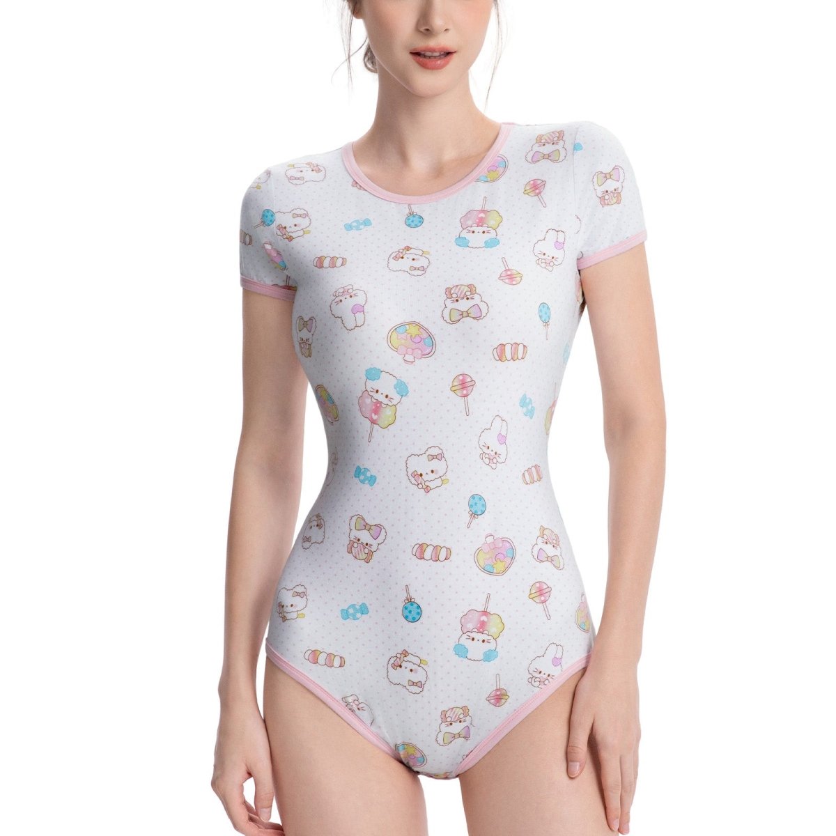 Landofgenie ABDL Onesie Womens - Soft & Cute Animals - landofgenie