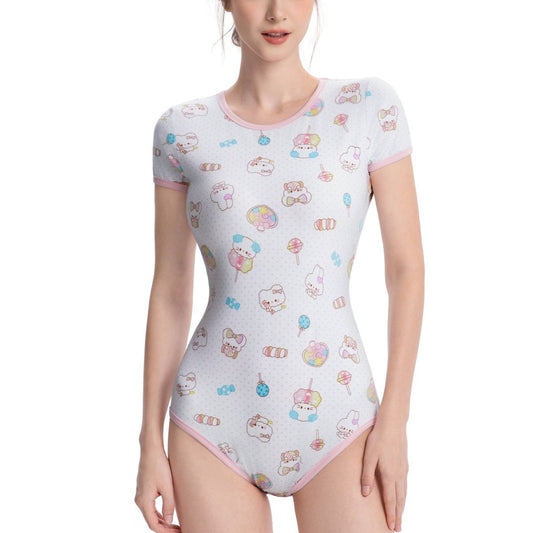 Landofgenie ABDL Onesie Womens - Soft & Cute Animals - landofgenie