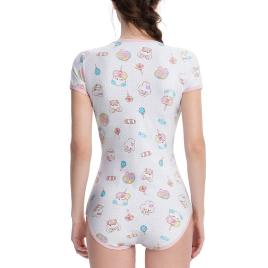 Landofgenie ABDL Onesie Womens - Soft & Cute Animals - landofgenie