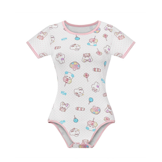 Landofgenie ABDL Onesie Womens - Soft & Cute Animals - landofgenie
