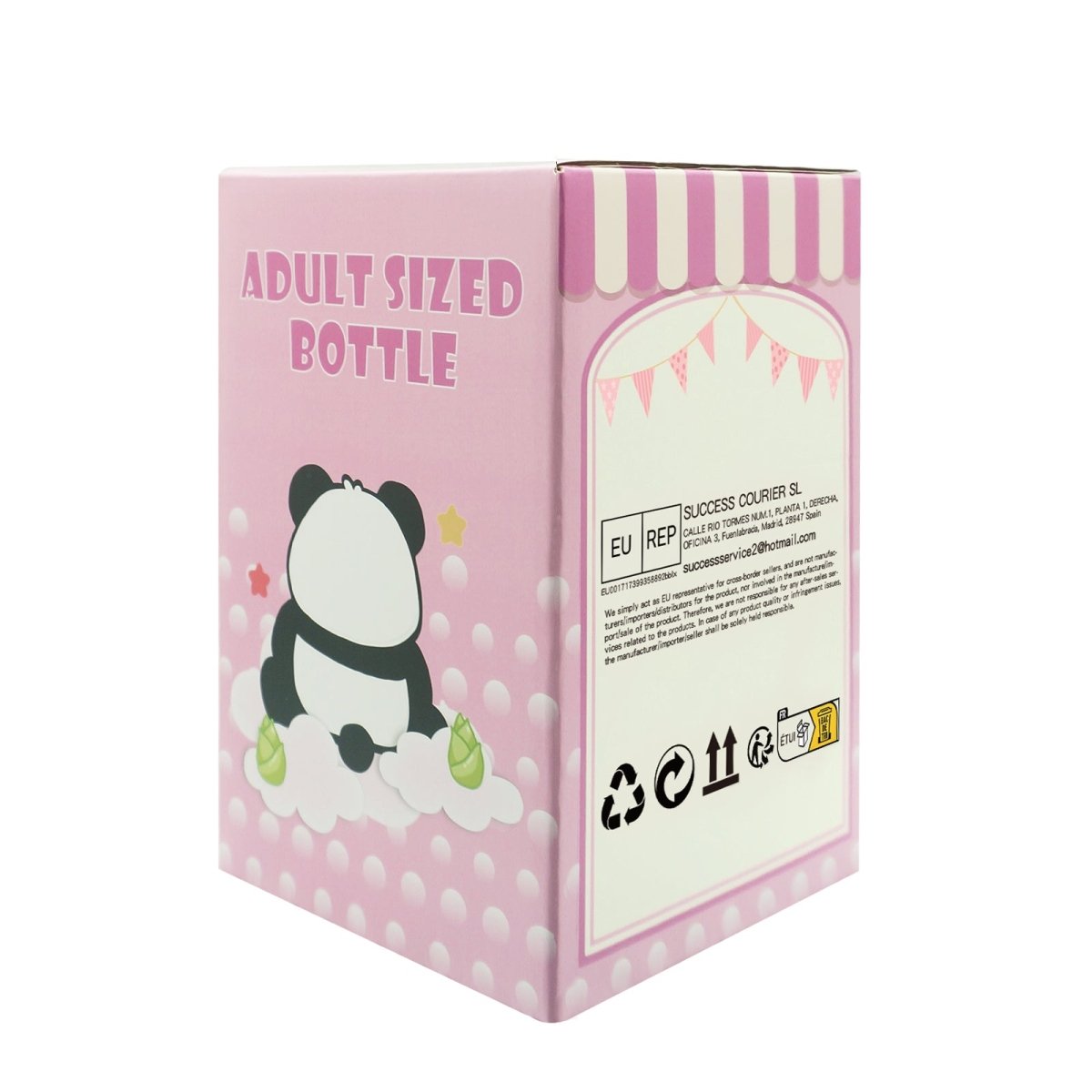 Landofgenie ABDL Water Bottle Panda - landofgenie