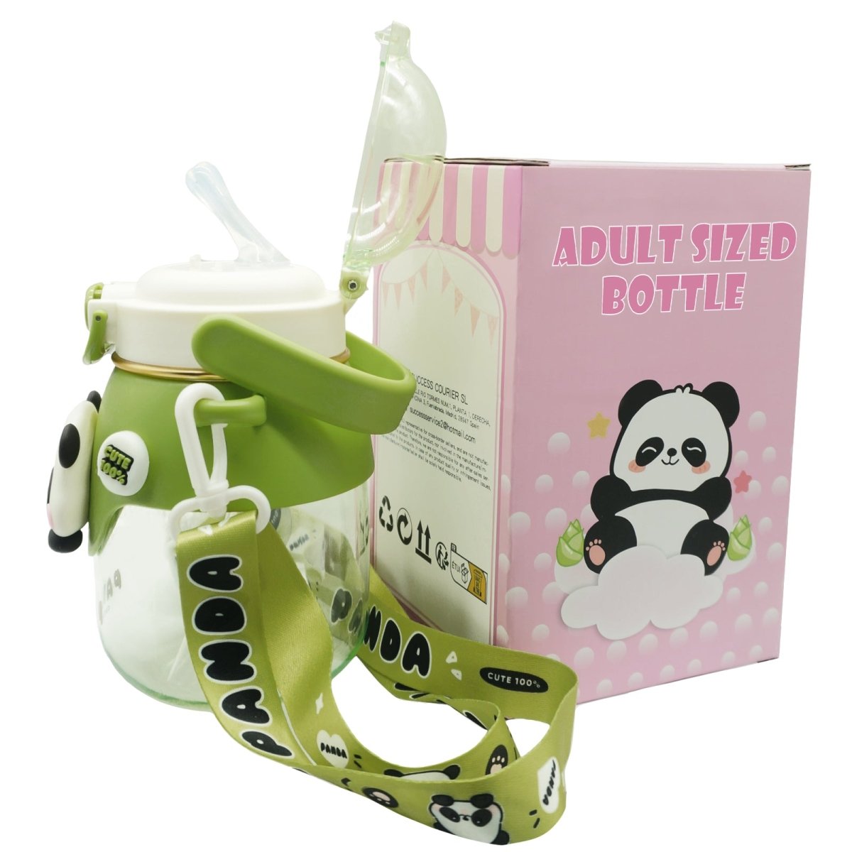 Landofgenie ABDL Water Bottle Panda - landofgenie