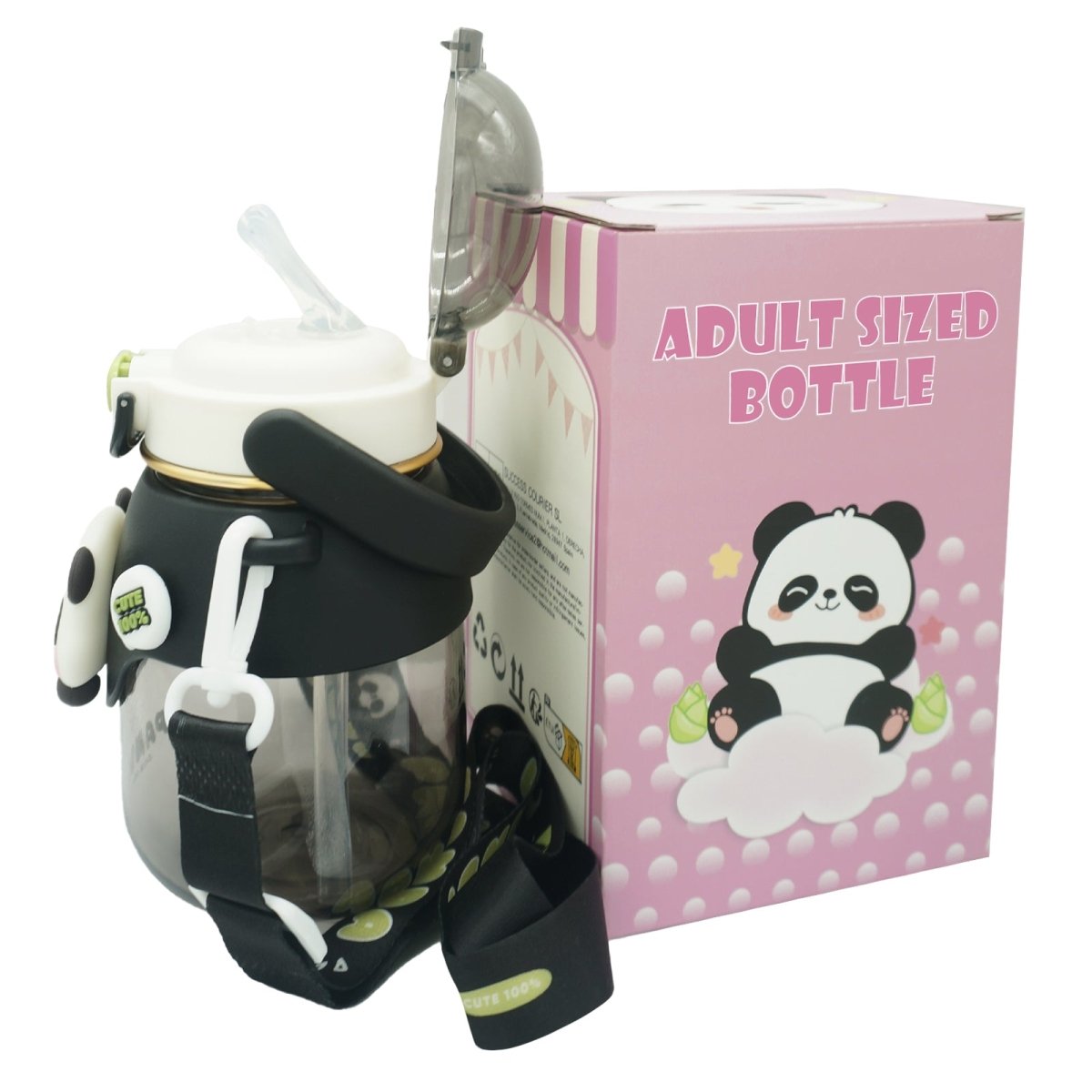 Landofgenie ABDL Water Bottle Panda - landofgenie