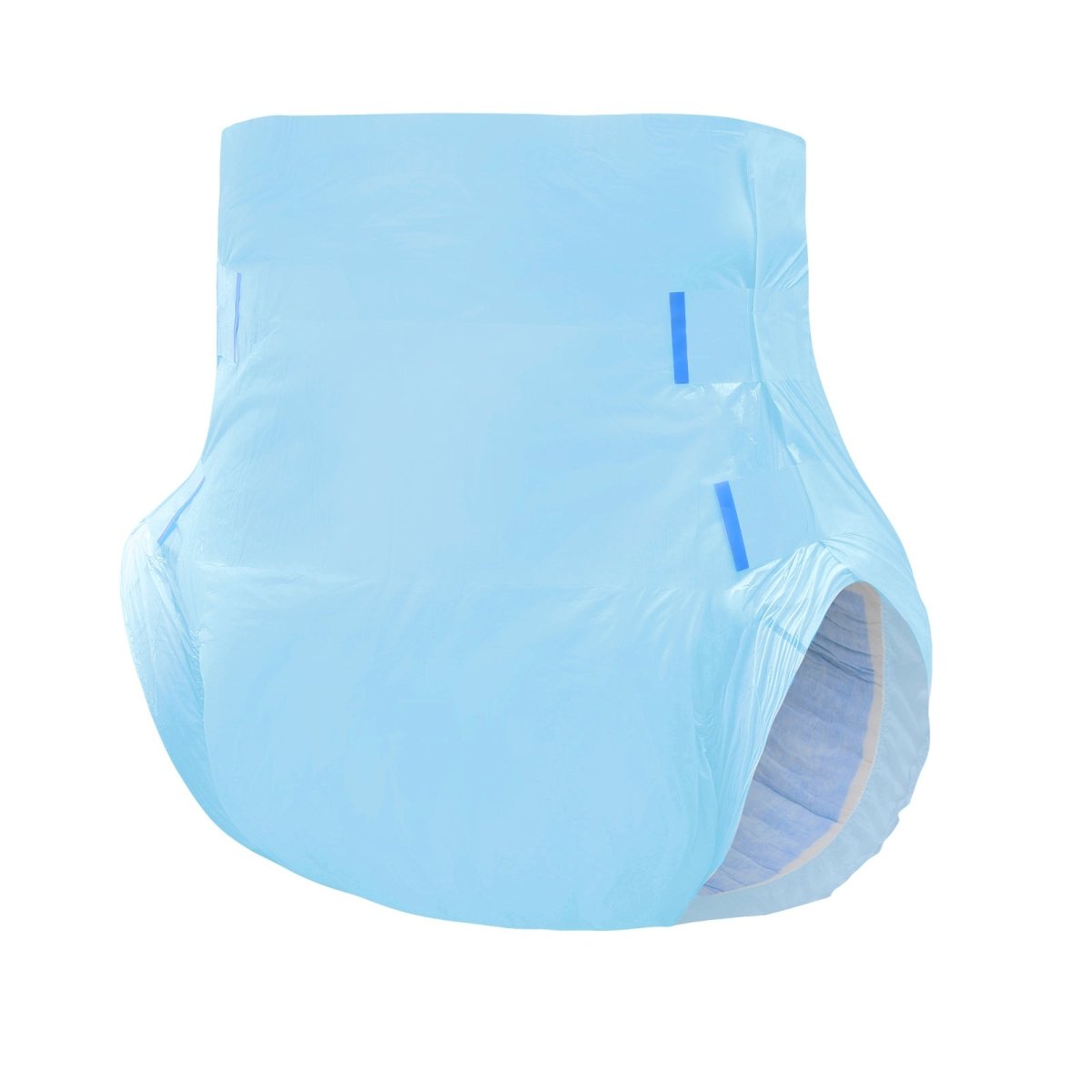 Landofgenie Adult ABDL Diapers Overnight Adult Diapers With 10 Pieces - Blue - landofgenie