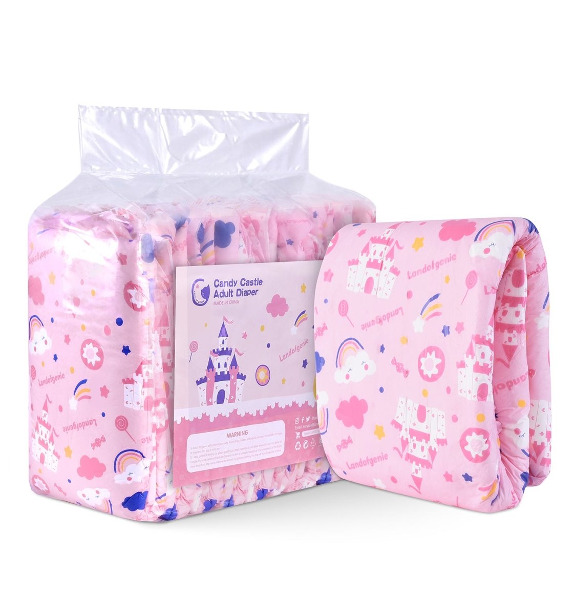 Landofgenie Adult ABDL Diapers Overnight Adult Diapers With 10 Pieces –  landofgenie