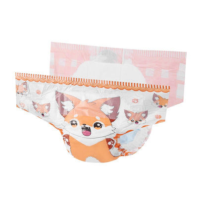 Landofgenie Adult ABDL Diapers Overnight Adult Diapers With 10 Pieces - Fox - landofgenie