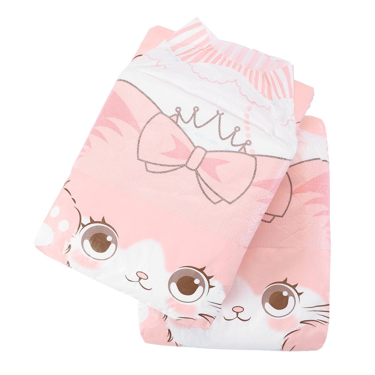 Landofgenie Adult ABDL Diapers Overnight Adult Diapers With 10 Pieces - Kitten - landofgenie