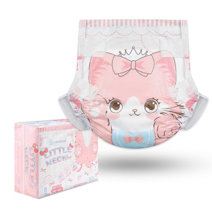 Landofgenie Adult ABDL Diapers Overnight Adult Diapers With 10 Pieces - Kitten - landofgenie