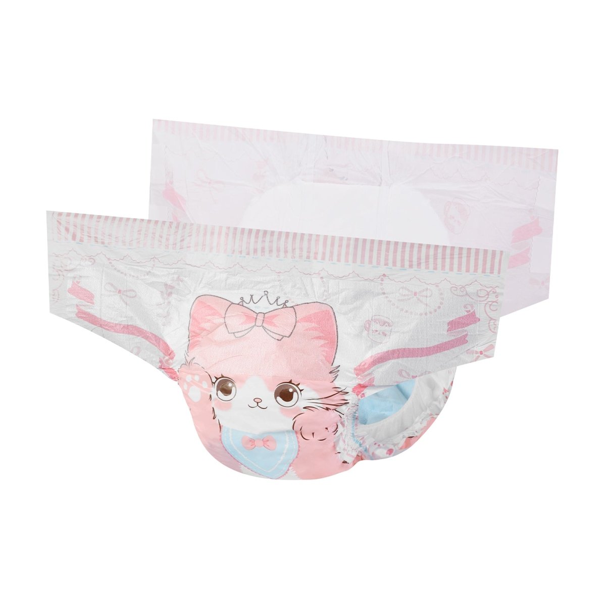 Landofgenie Adult ABDL Diapers Overnight Adult Diapers With 10 Pieces - Kitten - landofgenie