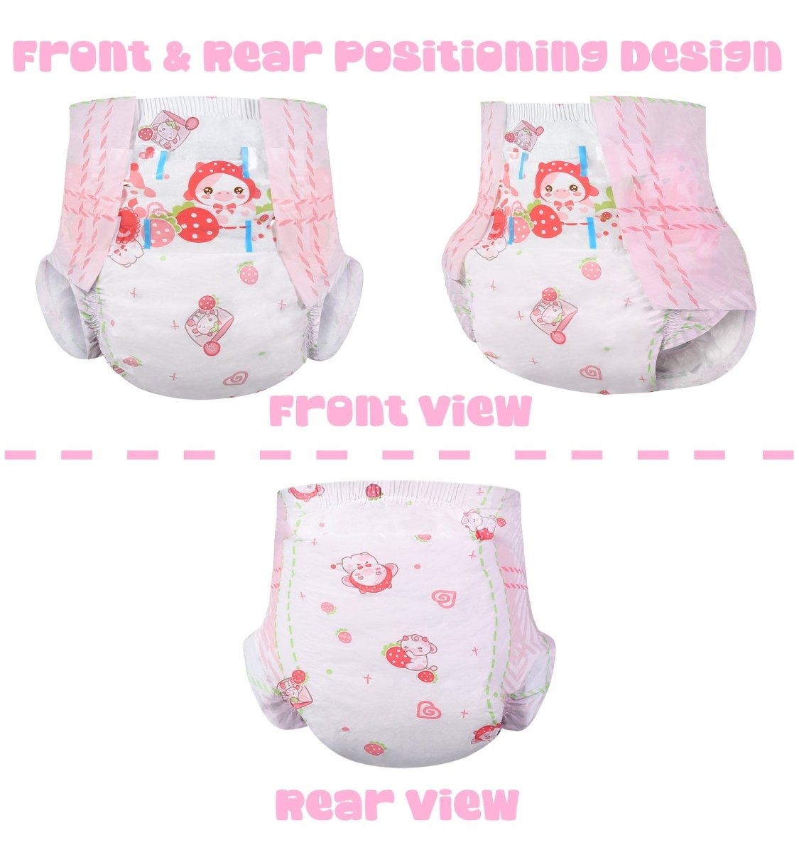 Landofgenie Adult ABDL Diapers Overnight Adult Diapers With 10 Pieces ...