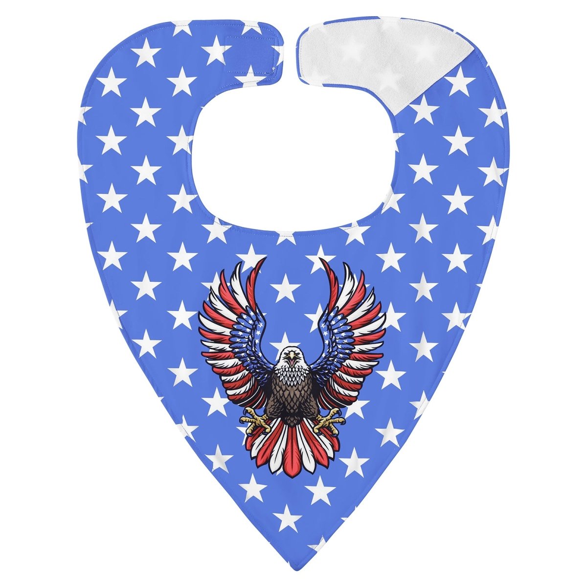 Landofgenie Adult Absorbent Drool Bibs with Hook And Loop Fastening - American Eagle + Dollar - landofgenie