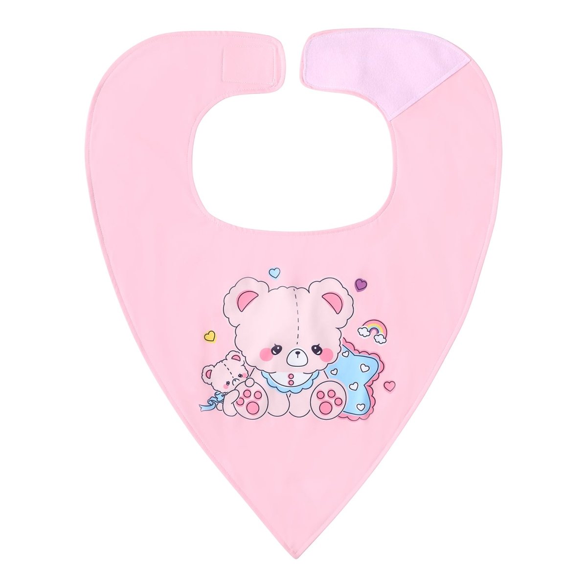 Landofgenie Adult Absorbent Drool Bibs with Hook And Loop Fastening - Unicorn + Bear - landofgenie