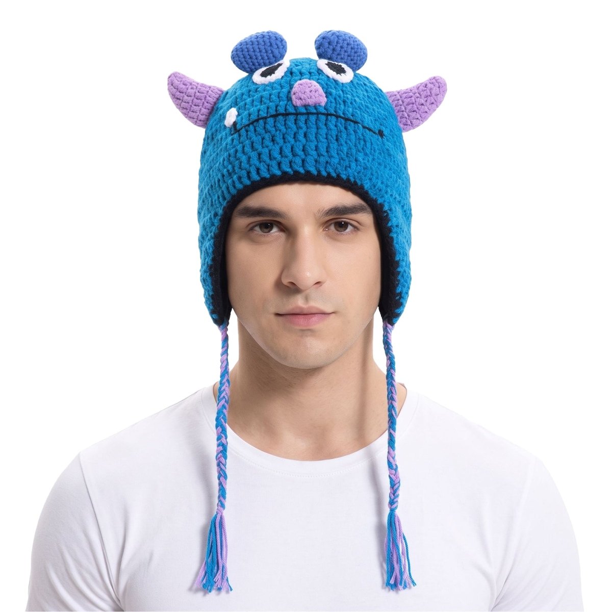 Landofgenie Adult Cute Monster Knitting Cap - landofgenie