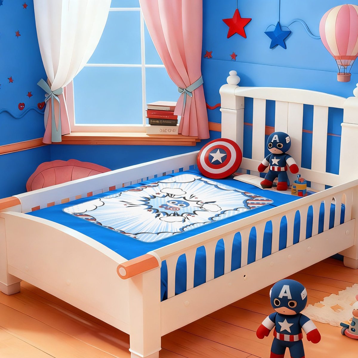 Landofgenie Adult Diaper Changing Pad 30 x 45.5 inches - Captain America - landofgenie