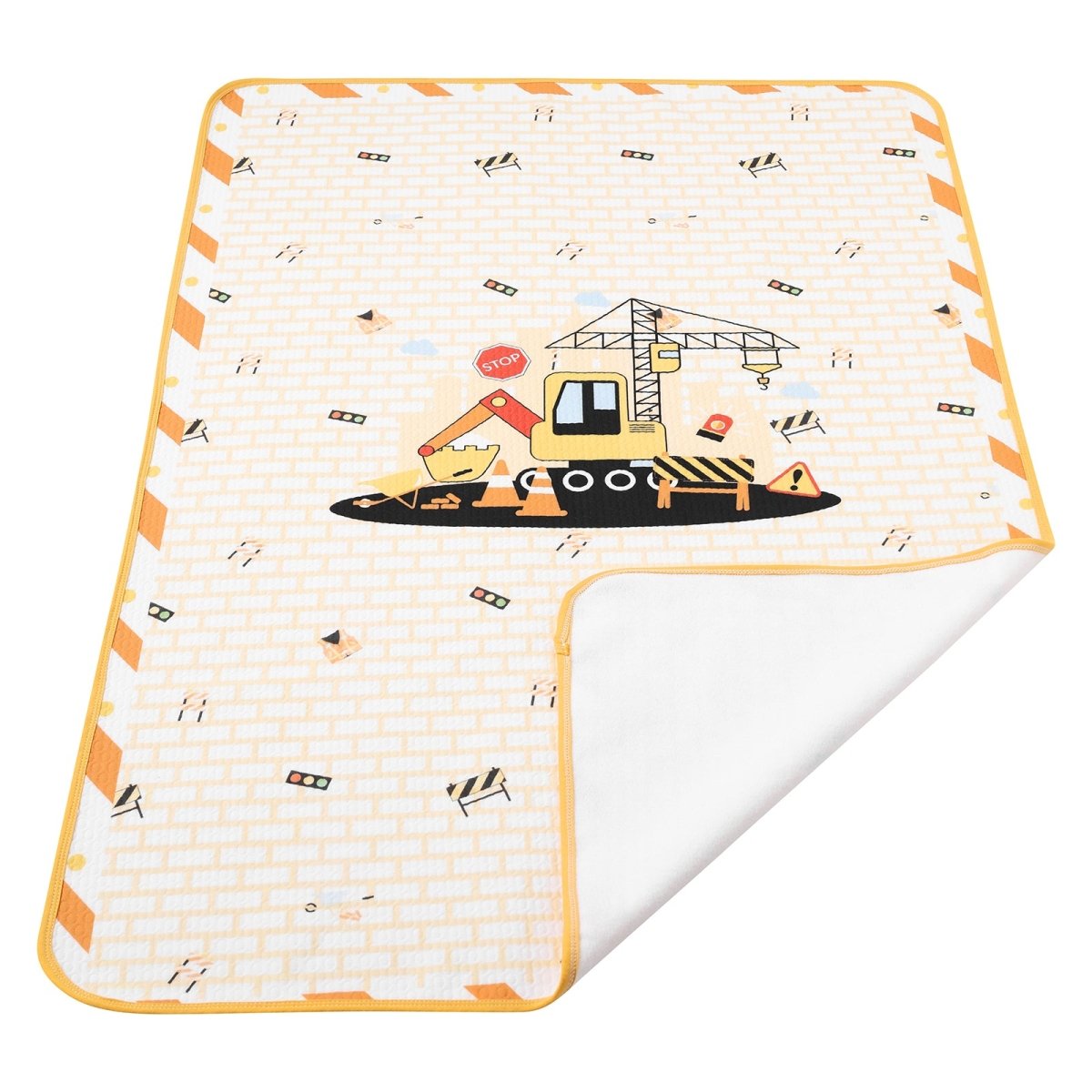 Landofgenie Adult Diaper Changing Pad 30 x 45.5 inches-Excavator - landofgenie